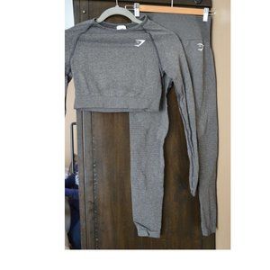 Gymshark Vital Seamless 2.0 Long sleeve Crop Top AND Vital Seamless 2.0 leggings